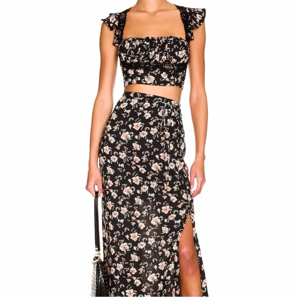 Free People Bijoux Floral 2 piece Set